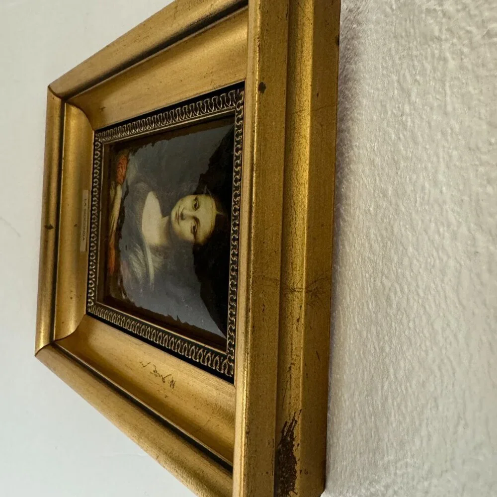 Vintage Reproduction Leonardo da Vinci Mona Lisa La Giaconda